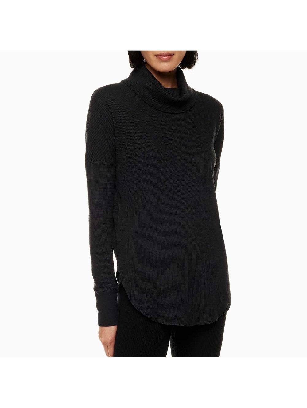 Aritzia The Group by Babaton Thermal cowl-neck longsleeve black